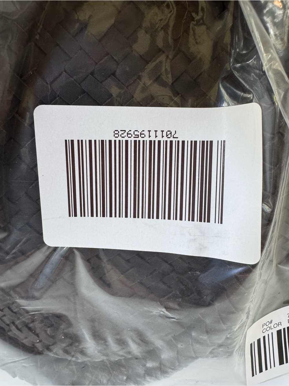 NWT Madewell Leather The Lexington Small Woven Tote In Coffee Bean - Picture 8 of 10